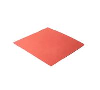 Foglio di gommapiuma resistente al calore, Tappetino in schiuma di silicone for pressa a caldo rosso, dimensioni multiple(500x500x1mm)