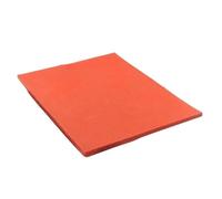 Foglio di gommapiuma resistente al calore, Tappetino in schiuma di silicone rosso che pressa a caldo dimensioni multiple(300x300x2mm)