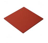 Foglio di gommapiuma resistente al calore, Tappetino in schiuma di silicone rosso di varie dimensioni(200x200x5mm)