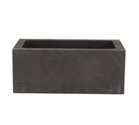 foglio di grafite, Stampo for lingotti in grafite rettangolare da 101 ml for fusione di oro, argento, rame e ottone