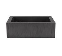 foglio di grafite, Stampo for lingotti rettangolare in grafite da 170 ml for oro, argento, ottone, rame, alluminio e zinco