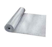 Foglio di isolamento per bolle riflettente, 60 x 300 cm, piastra per bolle di pellicola, foglio isolante termico, protezione solare impermeabile, per camper, tetto, camion, berlina, automobili, auto
