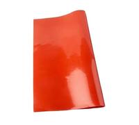 Foglio di membrana in silicone rosso, foglio di guarnizione in silicone 500x500mm, rotoli di gomma siliconica for na.vi di automobili di prese d'aria(3mm)