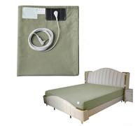 Foglio di messa a terra 95% cotone + 5% fibra d'argento, fogli di messa a terra organici conduttivi, tappetino per energia sana della terra (180 x 200 cm)