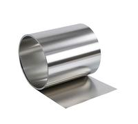 Foglio di metallo, Rotolo di lamina in acciaio inossidabile 304, spessore 0,01-1 mm, larghezza 100-300 mm(Thickness 0.02mm,Width 200mm)