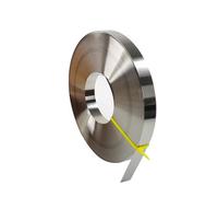 Foglio di metallo, Rotolo di striscia di lamina in acciaio inossidabile 304 da 5 metri, spessore 0,1-0,5 mm, larghezze multiple(Thickness 0.5mm,Width 10mm)