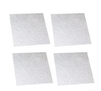 Foglio di mica per microonde, piastra di copertura per guida d'onda, isolamento ad alta temperatura, ricambio per riparazioni di elettrodomestici, confezione da 4