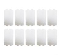 Foglio di mica resistente alle alte temperature per microonde, foglio isolante resistente al calore e ricambio per guida d'onda, confezione da 10 pezzi, non conduttivo, facile da tagliare, (S)