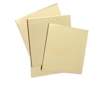 Foglio di ottone di alta qualità da 1,5 mm di spessore - Piastra metallica in ottone resistente for parti di saldatura e precisione - Varie(200x200mm)