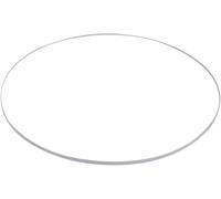 Foglio di perspex trasparente Lastre acriliche Pannello espositore in vetro acrilico Forma rotonda Adatto for modelli sperimentali, Diametro 19 cm, 1 pezzo(Thickness:8mm)