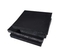 Foglio di plastica ABS 300x300mm - Piastra di prototipazione CNC resistente for la realizzazione di modelli (opzioni di spessore da 1 mm a 20 mm)， 1 pezzo(Black,300x300x5mm)