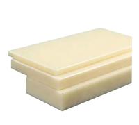 Foglio di plastica ABS 300x300mm - Piastra di prototipazione CNC resistente for la realizzazione di modelli (opzioni di spessore da 1 mm a 20 mm)， 1 pezzo(Beige,300x300x10mm)