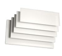 Foglio di plastica ABS bianco da 100 mm x 200 mm - ignifugo e antistatico - Spessore da 6 mm a 30 mm for il fai da te(20mm)