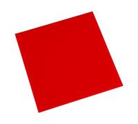 Foglio di plastica acrilica, foglio cristallina, fogli acrilici, confezione da 5, multicolore, 100x100 mm, 2-5 , con pellicola(Red,5mm)