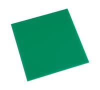 Foglio di plastica acrilica, foglio cristallina, fogli acrilici, confezione da 5, multicolore, 100x100 mm, 2-5 , con pellicola(Green,5mm)