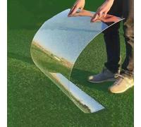 Foglio di plastica acrilica trasparente da 1 mm, foglio di copertura in policarbonato, protezione isolante antipioggia anti-UV, for tettoie for posto auto coperto sul tetto(0.6x20m(1.97x65.6ft))