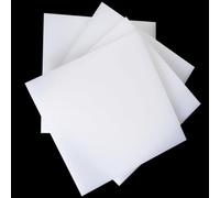 Foglio di plastica PP bianco 400x500mm, pannello rigido in polipropilene, for pannello divisorio di protezione for macchine CNC, fai da te industriale, 1 pezzo, spessore 2-10mm(8mm)