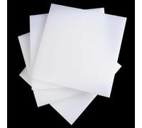 Foglio di plastica PP rigida bianca, 300x400 mm, spessore 1-15 mm, impermeabile, resistente al calore e agli agenti chimici, for uso fai da te e in officina, 1 pezzo(1mm)