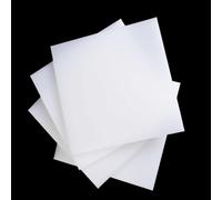 Foglio di plastica PP rigido bianco 300x600mm, for macchina di taglio CNC, copertura for divisori, uso industriale, fai da te, officina artigianale, 1 pezzo, spessore 2-10mm(5mm)