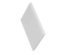 Foglio di plastica riutilizzabile in ABS bianco 100 mm x 200 mm - for progetti fai da te, industriali ed elettrici 1 pezzo