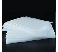 Foglio di plastica riutilizzabile in polipropilene bianco - 15 X 20 cm, spessore 10-20 mm, rigido e impermeabile 1 pc(10mm)