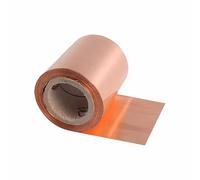 Foglio di rame ad elevata purezza for la ricerca sulle batterie - 99,95% Cu - 100 mm x 1 m for applicazioni agli ioni di litio e di stoccaggio 'energia(0.3mm thick)