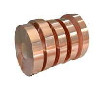 Foglio di Rame Rosso per Messa a Terra, Tagliato al Laser (Rame Rosso 0,05 mm x 100 mm x 1 m)