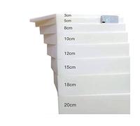 Foglio di schiuma ad alta densità bianco 45D perfetto per divano, panca, sgabello, letto per cani, testiera, imbottitura, progetti fai da te, tagliato su misura