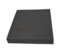 Foglio di schiuma EVA ad alta densità senza colla, foglio di schiuma EVA 20 X 100 cm, cuscinetto in schiuma EVA bianco e nero for intaglio hobbista 1 pz(Black,2mm x 20cm x 100cm)