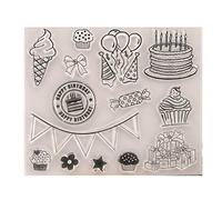 Foglio di timbri in silicone trasparente per scrapbooking goffratura sigillo trasparente per fai da te album fotografici album di ritagli carta carta creazione di biglietti arti artigianato forniture