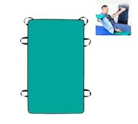 Foglio di trasferimento per letto lavabile, con manici, antiscivolo, adatto per persone obese, anziani e pazienti che devono essere trasferiti (85 x 160 cm)