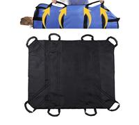 Foglio di Ttrasferimento,Cuscino Protettivo per Adulti,Cintura di Trasferimento Infermieristica,Lenzuolo per paziente riutilizzabile e lavabile Cuscino di Posizionamento per Anziani(Black-110cm)