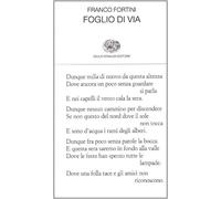 Foglio di via e altri versi