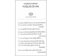 Foglio di via e altri versi