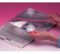 Foglio d'ingrandimento in plastica rigida X2, formato pagina