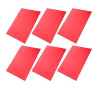 Foglio Gel Rosso Pvc Trasparente 6 Pezzi per Didattica