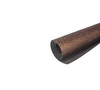 Foglio gomma eva glitterata morbido 10pz 60x40cm marrone decorazioni fai da te