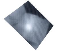 Foglio in fibra di carbonio, 200 x 250 mm, finitura lucida, piatto in fibra di carbonio, pannello a trama semplice, per telecomando, leggero, ad alta resistenza