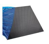 Foglio in fibra di carbonio puro 3K da 1 pezzo 500x500 mm - Pannello composito ad alta resistenza for materiali del modello(3.0mm Plain)