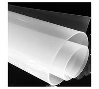 Foglio in gomma siliconica for alte temperature, dimensioni traslucide 500x500 mm, spessore 1-5 mm, uso versatile nel settore automobilistico(Transparent,4mm)
