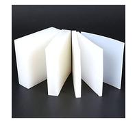 Foglio In Gomma Siliconica Quadrato Bianco Da 1 Pezzo, Tampone Ammortizzante In Gomma Siliconica Fonoassorbente, Piastra In Gomma Altamente Elastica(100 x 100 x 10mm)