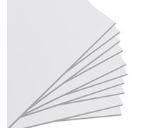 Foglio in polipropilene PP bianco satinato, spessore 1 mm, confezione di dimensioni multiple(150mm x 200mm)