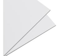 Foglio in polipropilene PP bianco satinato, spessore 1 mm, confezione di dimensioni multiple(297mm x 420mm)