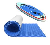 Foglio in schiuma EVA per tavola da surf, cuscinetto per trazione da surf - Tappetino per presa sul ponte per pavimentazione della barca - Tappetino per coperta in schiuma EVA, foglio autoadesivo e ri