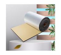 Foglio isolante autoadesivo, barriera termica in foglio di alluminio, impermeabile, resistente al calore, in schiuma a cellule chiuse, 1 m x 1 m, spessore 15 mm