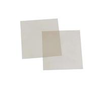 Foglio isolante in mica, Guarnizioni e fogli isolanti in mica quadrata, dimensioni 21-100 mm, spessore 0,1 mm, confezione da 10(50x50x0.1mm)