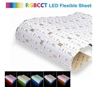 Foglio LED RGB+CCT Flessibile e Tagliabile - Illuminazione 288 Led 24V Dimmer