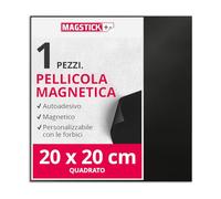 Foglio magnetico 20 x 20 cm I autoadesivo marrone grezzo I per fai da te I per foto immagine motivo stampato calamita da frigorifero maestro-s I diy I mag010