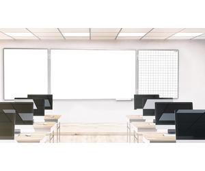 Foglio magnetico cancellabile a secco 80x95cm - quadretti