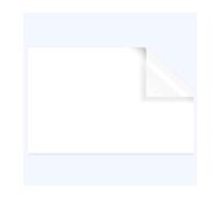 Foglio magnetico cancellabile a secco per lavagna Lavagna magnetica autoadesiva, cancellabile a secco, ad assorbimento elettrostatico, riutilizzabile, bianca, diverse dimensioni(35.44x39.38in)